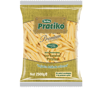 Torku Pratiko Premium Çıtır Kaplamalı Parmak Patates (9x9)